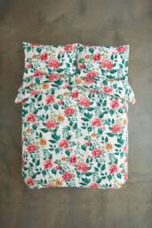 Deyongs Wild Peony Cotton Printed Duvet Set - Size: Double - thumbnail 3