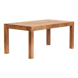 Indian Hub Toko Light Mango Large Dining Table - L90 x W180 x H76 cm in Brown - thumbnail 1