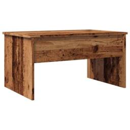 Berkfield Home Modern Coffee Table Old Wood 80x50.5x41.5 cm Engineered Wood in Brown - thumbnail 7