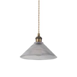 First Choice Lighting Flex - Antique Brass Pendant Kit with Cream Braided Cable in Bronze - thumbnail 5