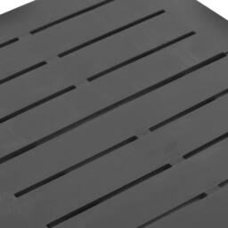 Berkfield Home Durable Folding Garden Table Anthracite 45x43x50 cm Plastic in Charcoal - Size: 45 x 43 x 50 cm - thumbnail 6