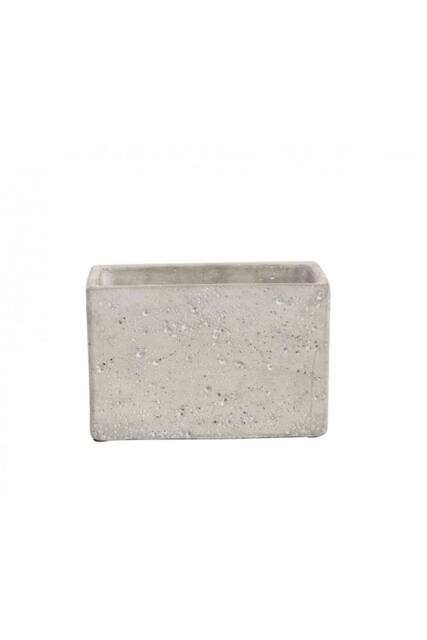 KDMD Tank Cement Flower Pot 10.5cm 3 Pack in Grey - image 1