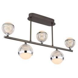 Netlighting Untsy Semi Ceiling Titanium 5x LED Dimmable 2700-6000K Remote in Grey - thumbnail 6