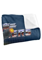 Hasbro Transformers Optimus Silky Touch Super Soft Throw Blanket 152x127cm in White - Size: 152x127 cm - thumbnail 3