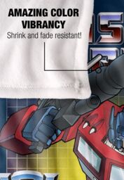 Hasbro Transformers Optimus Silky Touch Super Soft Throw Blanket 152x127cm in White - Size: 152x127 cm - thumbnail 4