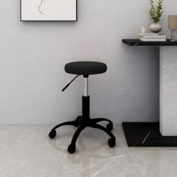 Berkfield Home Office Swivel Chair Black Velvet