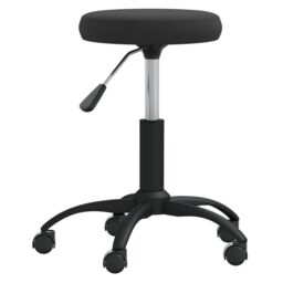 Berkfield Home Office Swivel Chair Black Velvet - thumbnail 3