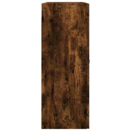 Berkfield Home Wall Mounted Cabinet Smoked Oak 69.5x34x90 cm Engineered Wood in Brown - thumbnail 8