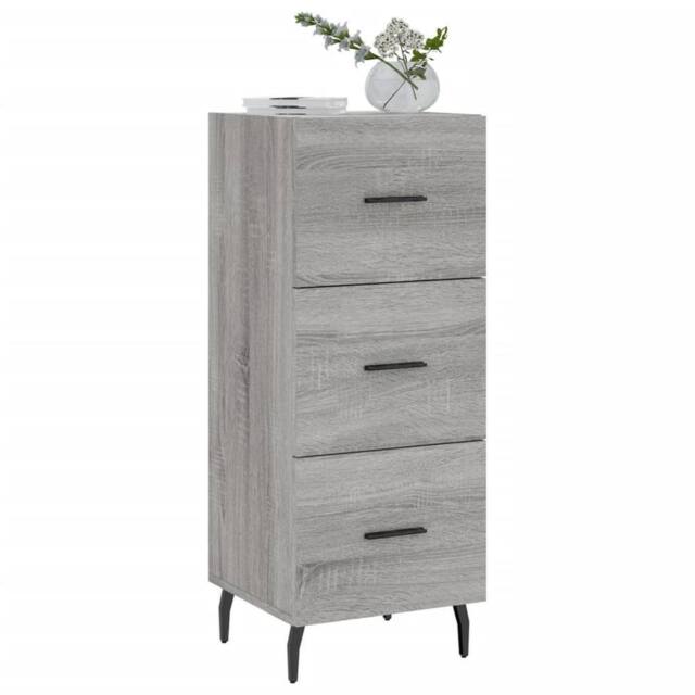 Berkfield Home Sideboard Grey Sonoma 34.5x34x90 cm Engineered Wood - image 1
