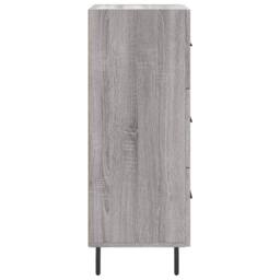 Berkfield Home Sideboard Grey Sonoma 34.5x34x90 cm Engineered Wood - thumbnail 7