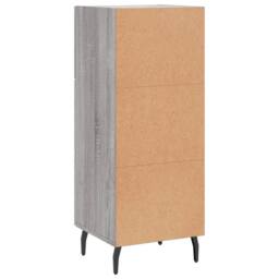 Berkfield Home Sideboard Grey Sonoma 34.5x34x90 cm Engineered Wood - thumbnail 8