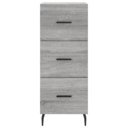 Berkfield Home Sideboard Grey Sonoma 34.5x34x90 cm Engineered Wood - thumbnail 6