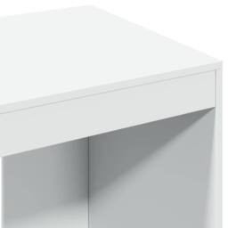 Berkfield Home Office Desk White 103.5x56.5x94 cm Engineered Wood - thumbnail 7