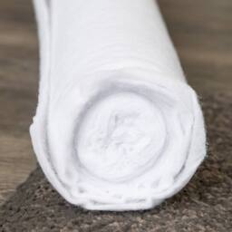 Samuel Alexander 1m x 1m Roll of White Christmas Faux Snow Effect Blanket Table Drape - thumbnail 5