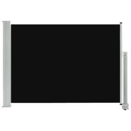 Berkfield Home Patio Retractable Side Awning 80x300 cm Black - thumbnail 3