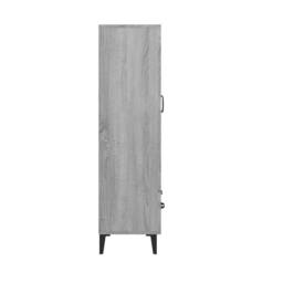 Berkfield Home Highboard Grey Sonoma 70x31x115 cm Engineered Wood - Size: 70 x 31 x 115 cm - thumbnail 7