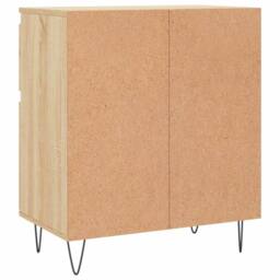 Berkfield Home Sideboard Sonoma Oak 60x35x70 cm Engineered Wood in Light Tan - Size: 60 x 35 x 70 cm - thumbnail 8
