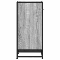 Berkfield Home Sideboard Grey Sonoma 35.5x35x76 cm Engineered Wood & Metal - thumbnail 6