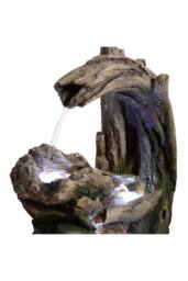Teamson Home 82cm Forest Stream Style Outdoor Garden Fountain LED Lighting, Grey - thumbnail 7