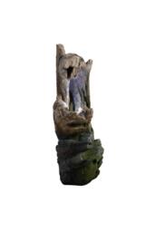Teamson Home 82cm Forest Stream Style Outdoor Garden Fountain LED Lighting, Grey - thumbnail 6