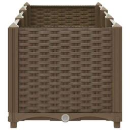 Berkfield Home Raised Bed 120x40x38 cm Polypropylene in Brown - Size: 120 x 40 x 38 cm - thumbnail 5