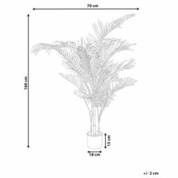 Wyld and Coco 160cm Gold Faux Palm Tree - Luxury Potted Artificial Plant - thumbnail 4