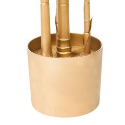 Wyld and Coco 160cm Gold Faux Palm Tree - Luxury Potted Artificial Plant - thumbnail 3