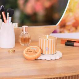 Heart and Home Tin Soy Wax Candle - Thank You (Amber Sunset) in Cool White - thumbnail 2