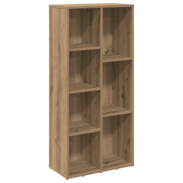 Berkfield Home Book Cabinet Artisan Oak 50x25x104 cm in Brown - Size: 50 x 25 x 104 cm - image 1