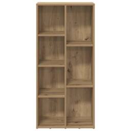 Berkfield Home Book Cabinet Artisan Oak 50x25x104 cm in Brown - Size: 50 x 25 x 104 cm - thumbnail 5