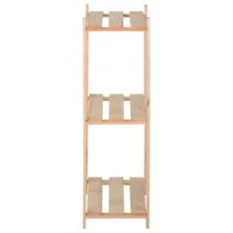 Berkfield Home 3-Tier Storage Rack 80x28.5x90 cm Solid Pinewood in Brown - thumbnail 3