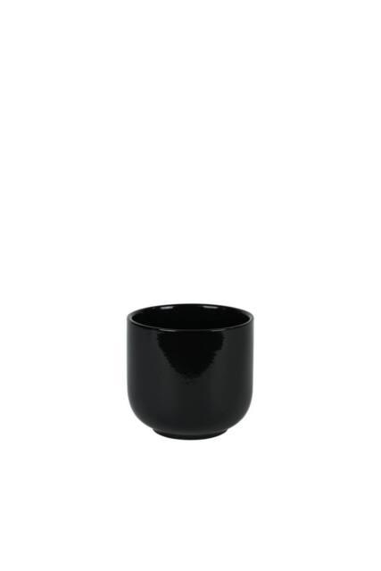 KDMD Hortus Havana Glossy Black Ceramic Pot 11cm 4 Pack - image 1