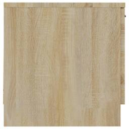 Berkfield Home Decorative Bedside Cabinets 2 pcs Sonoma Oak 40x39x40 cm in Tan - Size: 40 x 39 x 40 cm - thumbnail 5