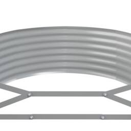 Berkfield Home Garden Raised Bed Powder-coated Steel 322x100x36 cm Green - Size: 322 x 100 x 36 cm - thumbnail 5