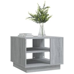 Berkfield Home Coffee Table Grey Sonoma 55x55x43 cm Engineered Wood - Size: 55 x 55 x 43 cm - thumbnail 4