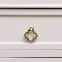 Melody Maison Brushed Gold Clover Drop Pull Handle - thumbnail 4