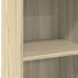 Berkfield Home Highboard Sonoma Oak 45x41x124 cm Engineered Wood in Light Brown - Size: 45 x 41 x 124 cm - thumbnail 7