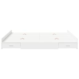 Berkfield Home Storage Bed Frame with Drawer with Headboard with Storage White 180 x 200 cm - thumbnail 5