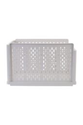 Living and Home Stackable Clothes Storage Basket Wardrobe Drawer Box Organizer in Grey - thumbnail 5