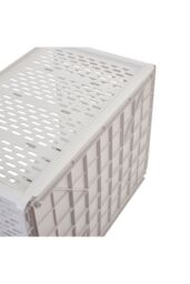 Living and Home Stackable Clothes Storage Basket Wardrobe Drawer Box Organizer in Grey - thumbnail 6