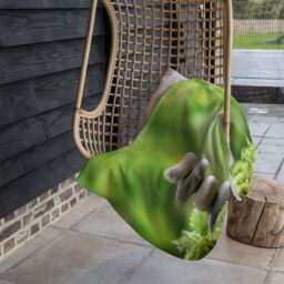 Benjamin Tate Design Rock Garden Stones Designer Blanket in Natural - Size: 120 cm x 150 cm - thumbnail 3