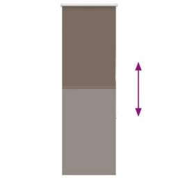 Berkfield Home Roller Blind Blackout Coffee 45x175 cm Fabric Width 40.7 cm Polyester in Brown - thumbnail 5