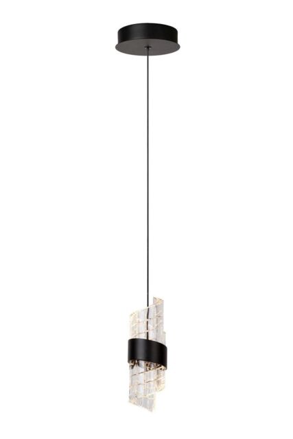 Lucide 'KLIGANDE' Non Dimmable Adjustable Indoor Stylish LED Pendant Light in Black - image 1