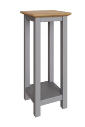 FWStyle Painted Grey Tall Side Table Ready Assembled - thumbnail 4