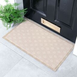Artsy Mats Mocha Dots Indoor Outdoor Doormat (70 x 40cm) in Beige - Size: 40 cm x 70 cm - thumbnail 3