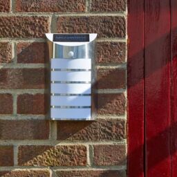 Marco Paul Solar Outdoor Security Light in Silver - thumbnail 2