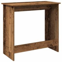 Berkfield Home Decorative Desk Old Wood 80x40x75 cm Engineered Wood in Brown - Size: 80 x 40 x 75 cm - thumbnail 6