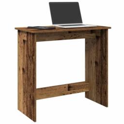Berkfield Home Decorative Desk Old Wood 80x40x75 cm Engineered Wood in Brown - Size: 80 x 40 x 75 cm - thumbnail 2