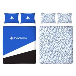 Playstation Banner Reversible Duvet Set in Blue - Size: Single - thumbnail 1