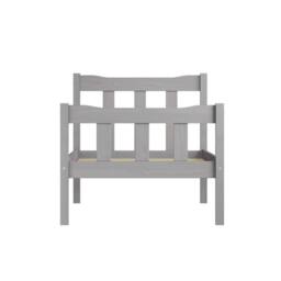 Wyld Haus Grey Washed Pine 3ft Single Bed - Panelled Headboard & Footboard - thumbnail 2